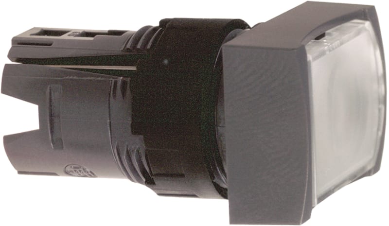 Telemecanique ZB6DW1 Illuminated Pushbutton Head, White, for LED Module, Harmony XB6