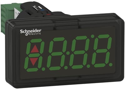 Panelmeter Ø22 green 4..20 mA