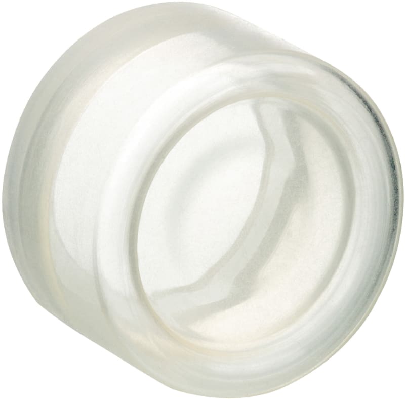 Cap for push-button head with plan push surface (ZBPA)