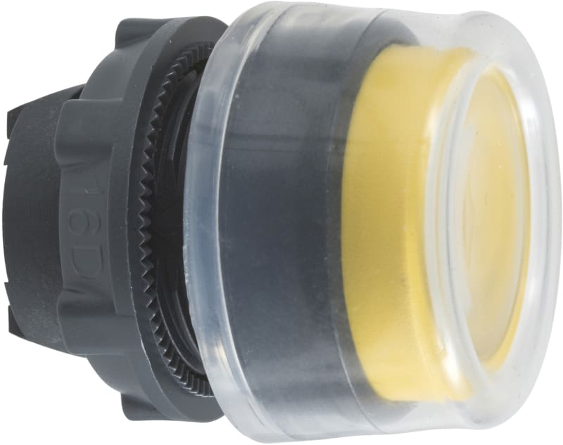 Telemecanique ZB5AP5 Pushbutton Head, Yellow, for Harmony XB5 (plastic)