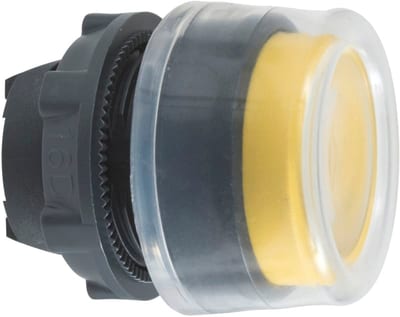 Telemecanique ZB5AP5 Pushbutton Head, Yellow, for Harmony XB5 (plastic)