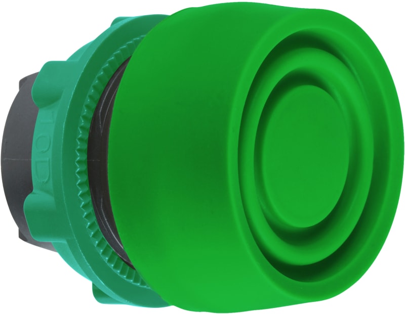 Push-button with green silicone boot for XALD (ZB5AP3S)