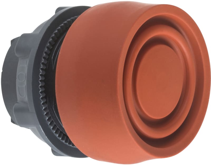 Schneider Electric ZB5AP4S red flush pushbutton head Ø22 spring return unmarked