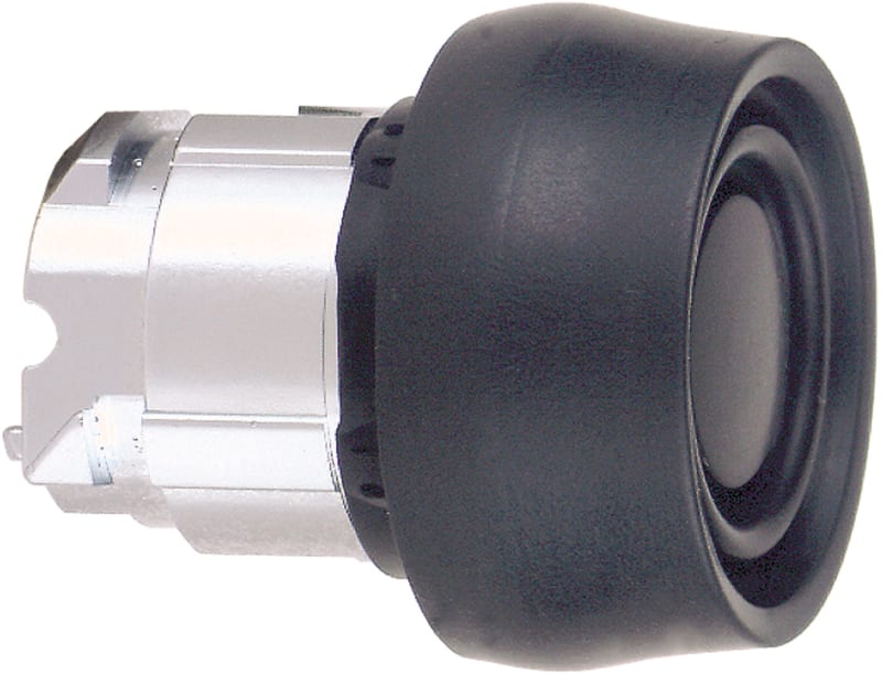 PUSH-Button with Black Silicone Cap (ZB4BP2S)