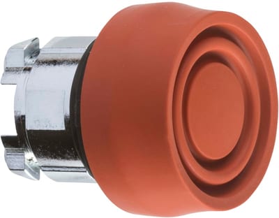 PUSH-Button with RED Silicone Cap