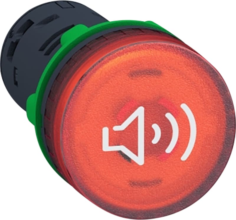 Sounder with LED red 24V AC/DC (XB5KS2B4)