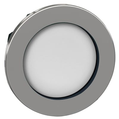 Push-button flush white nedsenket