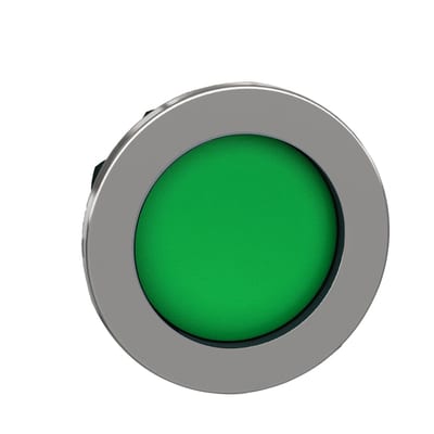 Push-button flush green nedsenk.