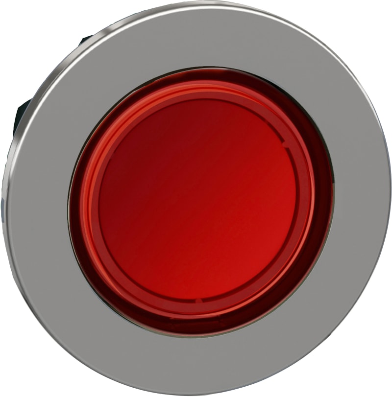 Push-button flush red f/label (ZB4FA48)