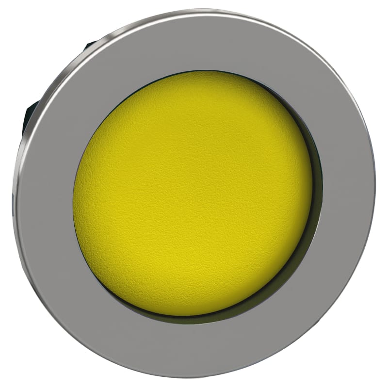 Push-button flush yellow nedsenket (ZB4FA56)