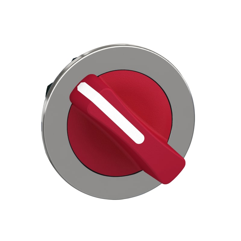 Selector Switch Head flush 2 fixed red (ZB4FD204)