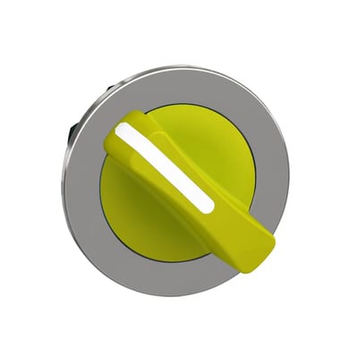 Selector Switch Head flush 2 fixed yellow
