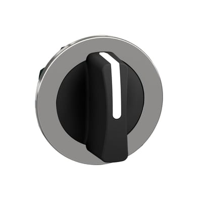 Selector Switch Head flush 3 fixed black
