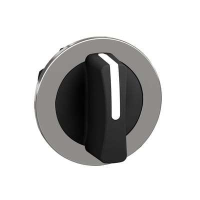 Selector Switch Head flush 3 pos black (ZB4FD5)