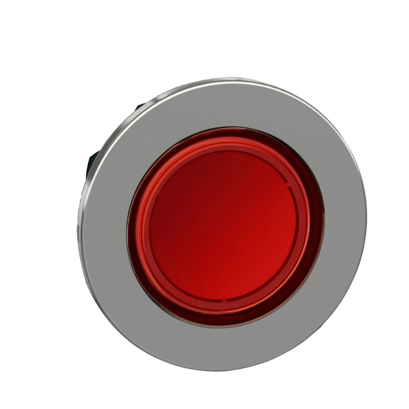 Schneider Electric Harmony XB4 flush illuminated push-push head, red LED (ZB4FH043)