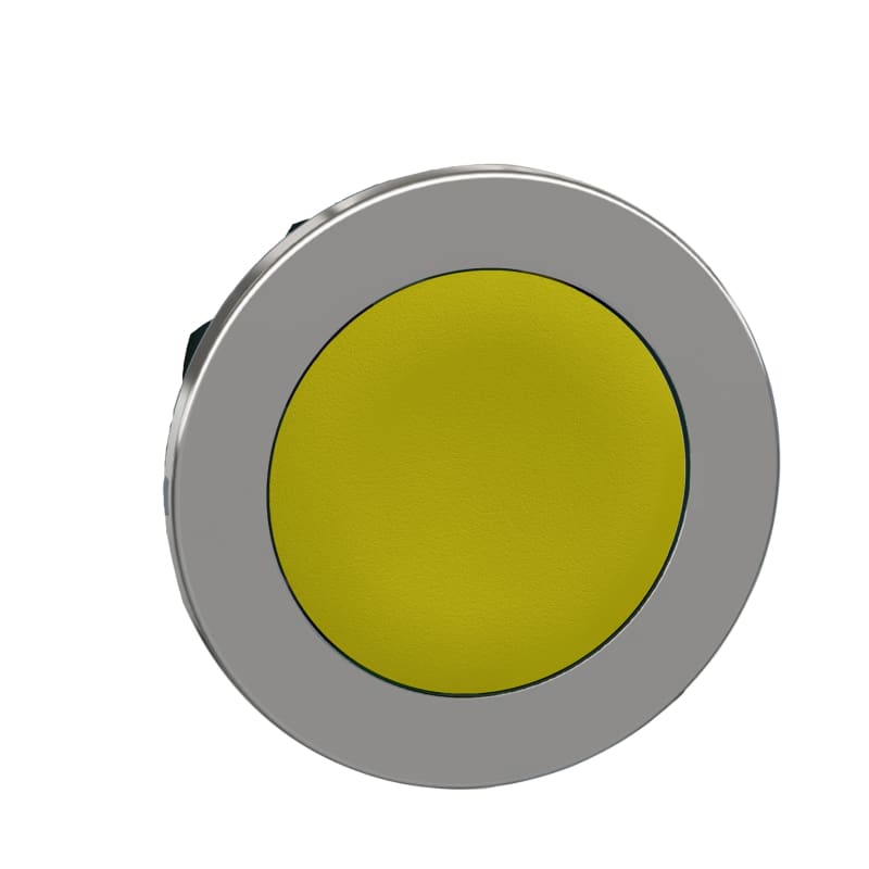 Push-button flush yellow (ZB4FH05)
