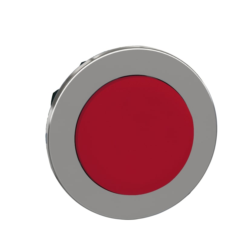 Push-button, flush, red, raised (ZB4FH4)