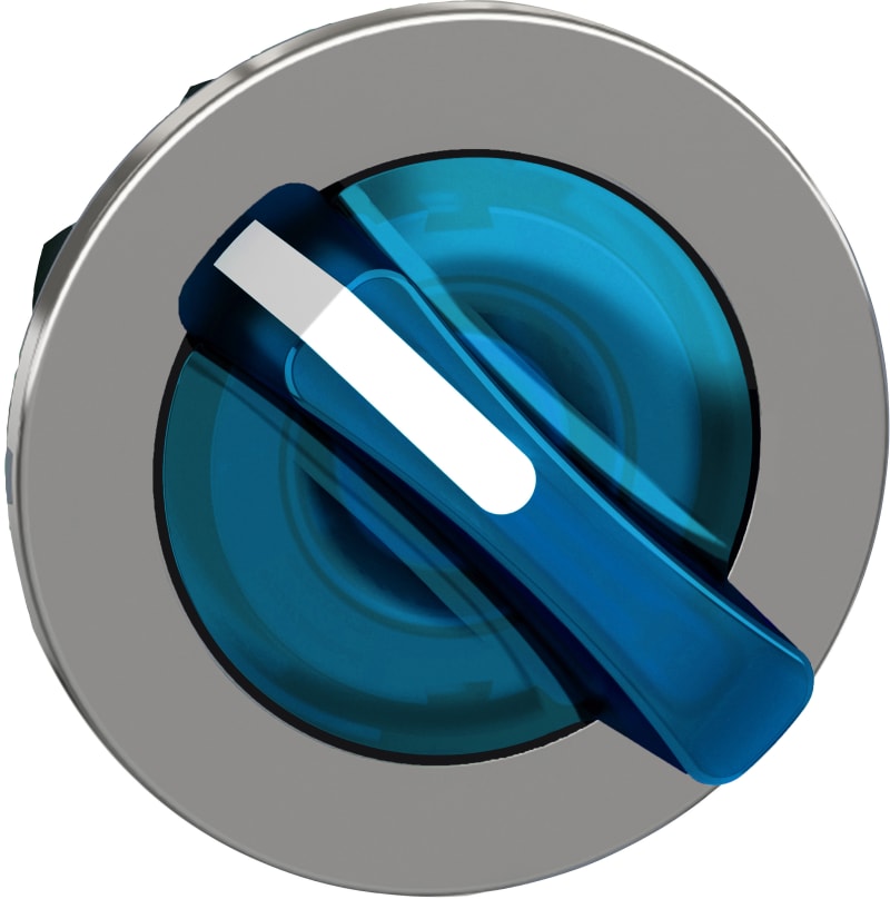 Selector switch flush for LED 2 pos blue (ZB4FK1263)