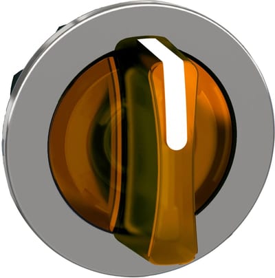 Selector switch flush for LED 3 pos org (ZB4FK1353)