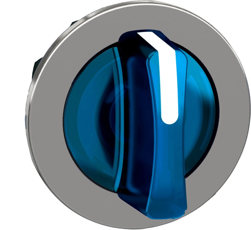 Selector switch flush for LED 3 pos blue (ZB4FK1363)