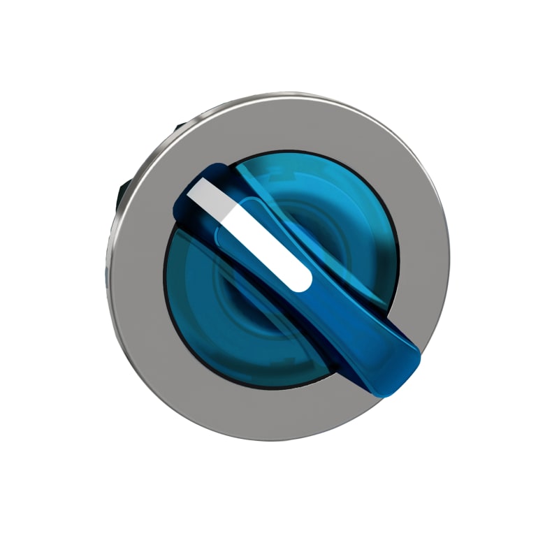 Selector switch flush for LED 2 pos blue (ZB4FK1463)