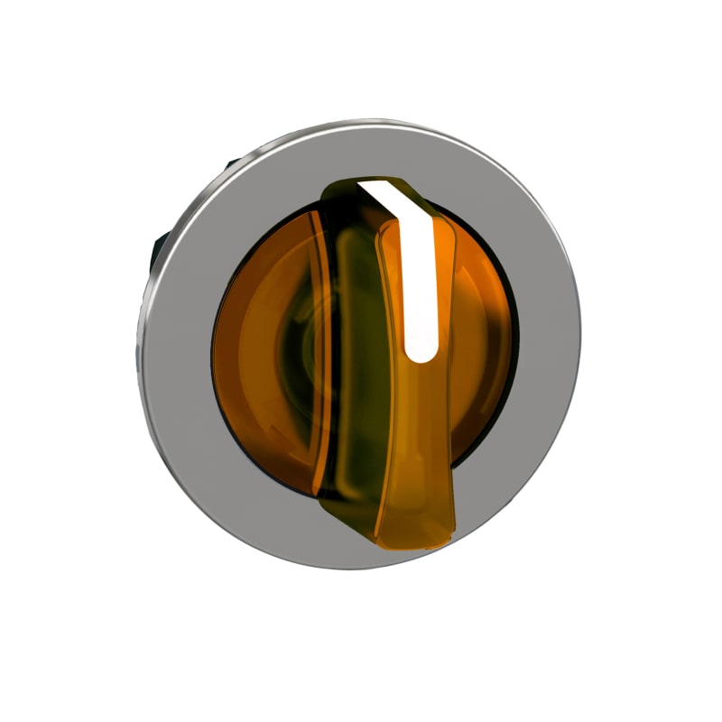 Selector switch flush for LED 3 pos org (ZB4FK1553)