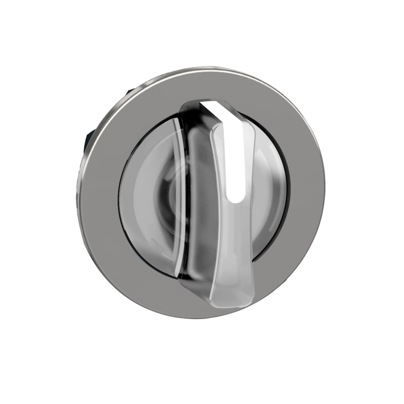 Selector switch flush for LED 3 pos white (ZB4FK1713)