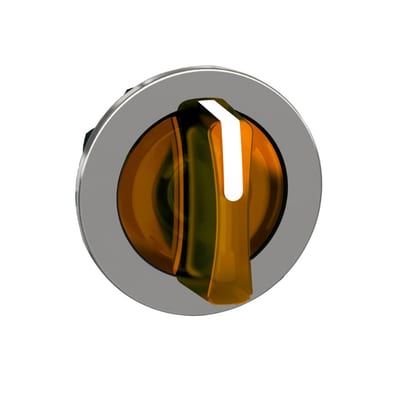 Selector switch flush for LED 3 pos org (ZB4FK1853)