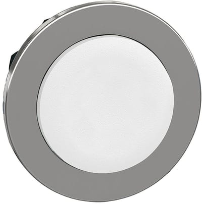 Push-button, flush, white, raised (ZB4FL1)