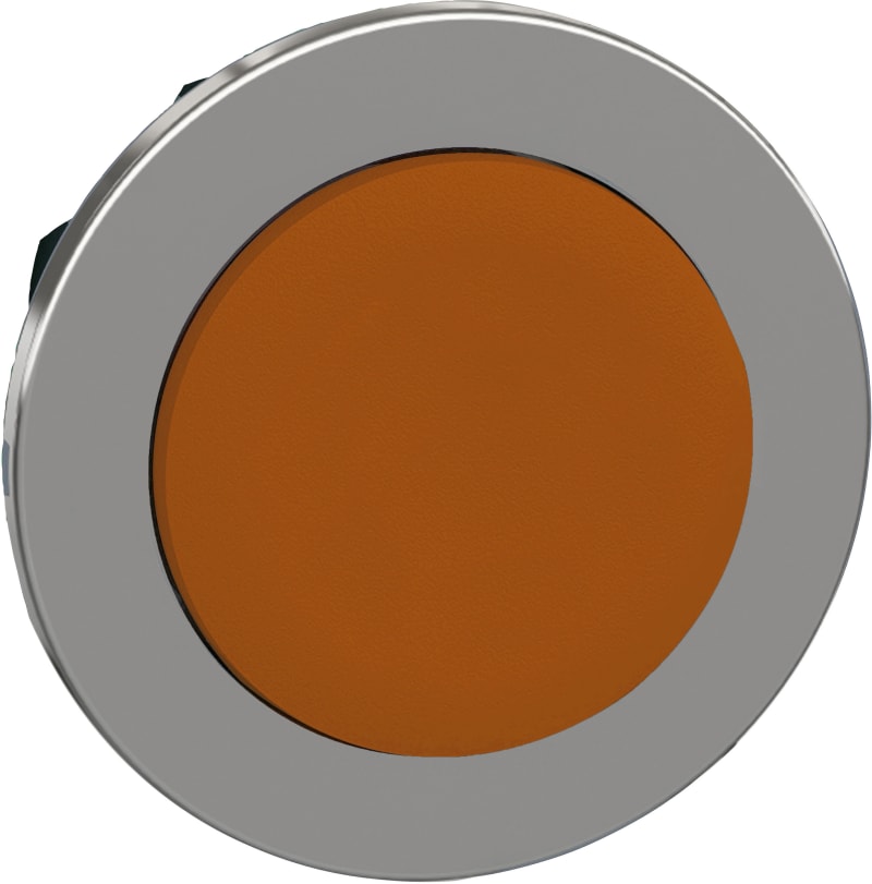 Push-button, flush, yellow, raised (ZB4FL5)