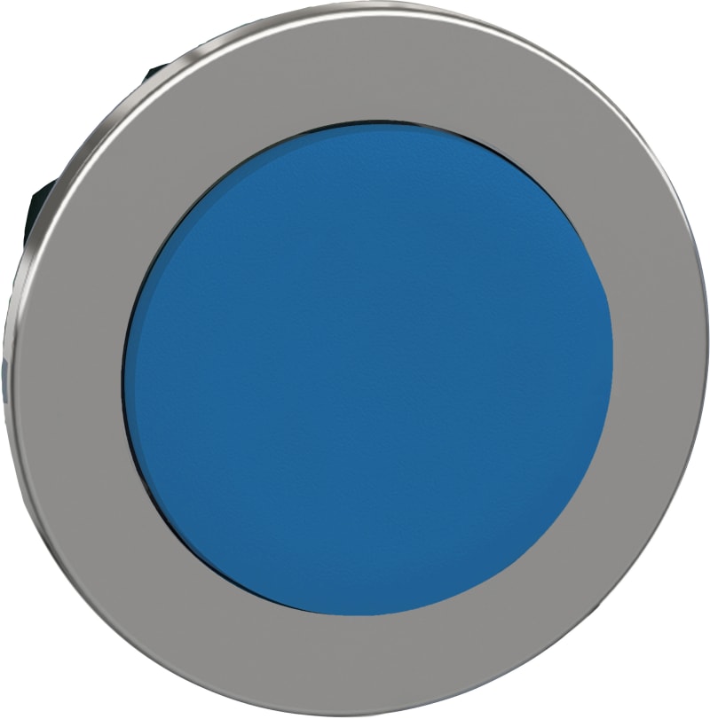 Push-button, flush, blue, raised (ZB4FL6)