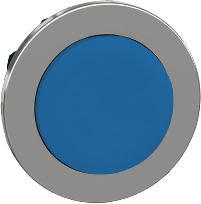 Push-button, flush, blue, raised (ZB4FL6)