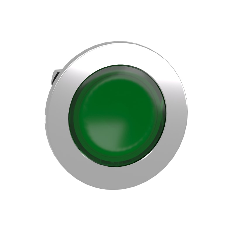 Illuminated Push Button flush green (ZB4FW333)