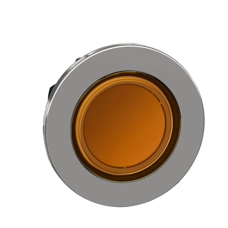 Illuminated Push Button flush org ring (ZB4FW353)