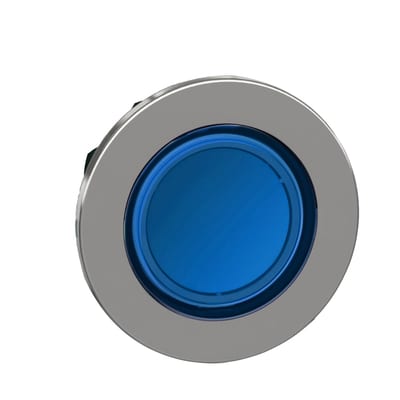 Illuminated Push Button flush blue (ZB4FW363)