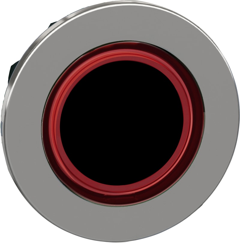 Illuminated Push Button flush red ring (ZB4FW943)