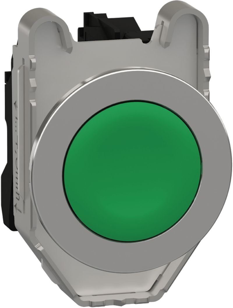 Push-button flush green 1NO (XB4FA31)