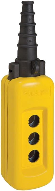 Schneider Electric XACA03 empty pendant control station XAC-A - 3 vertical openings
