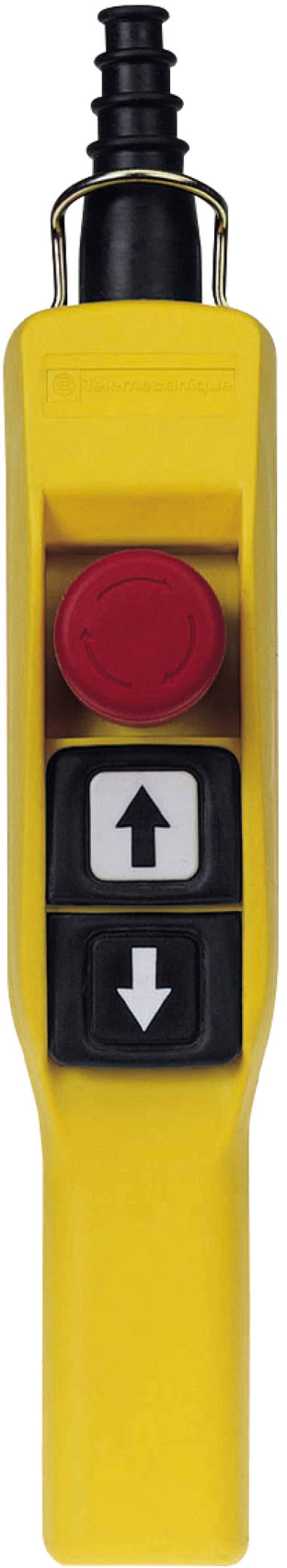 Schneider Electric pendant station XAC-A pistol grip - 2 booted push buttons 1 Emergency stop XACA2153