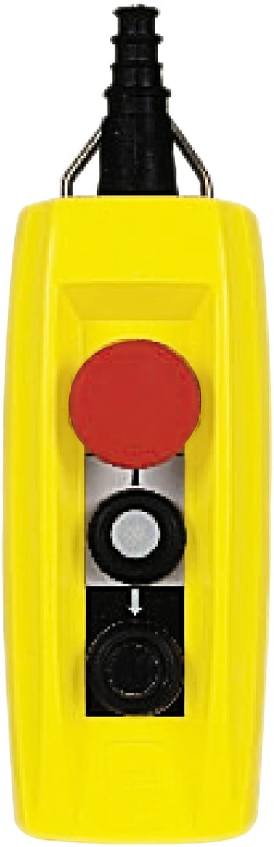 Schneider Electric XACB3191 Harmony XAC Pendant Control Station 2 Buttons + E-Stop