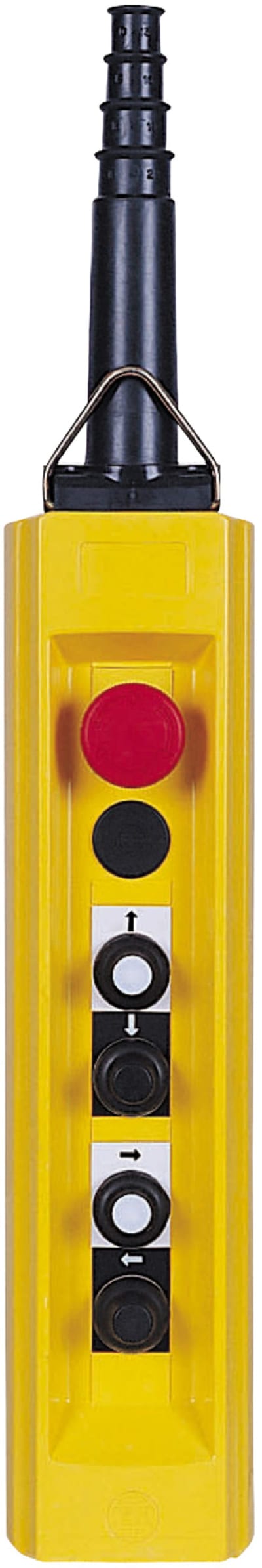Schneider Electric XACB4913 Pendant Control Station 4 Push-Buttons + Emergency Stop