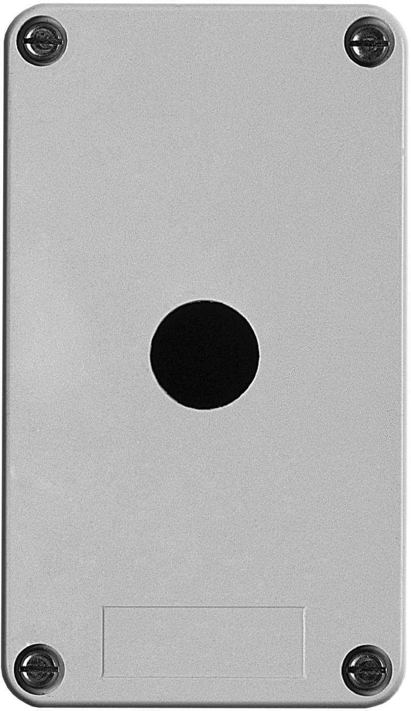 Schneider Electric Harmony XAP-A Empty Control Station, 1 Cut-Out (XAPA1110)