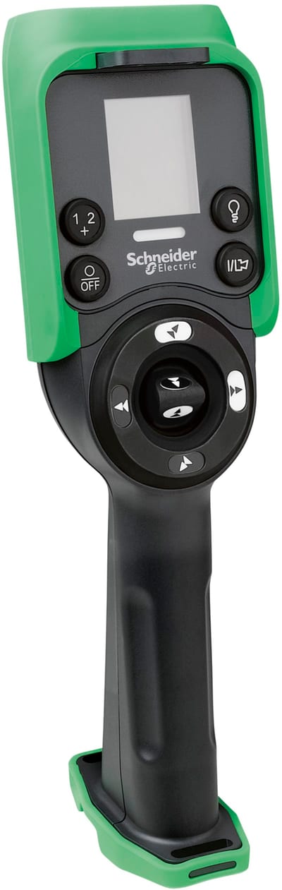 Schneider Electric Remote control eXLhoist standard, 6 motion push buttons, 2 auxiliary push buttons, display ZART8D