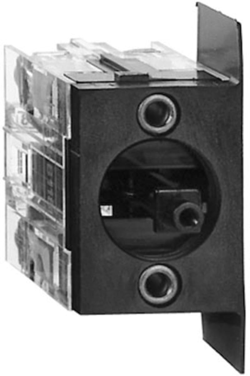 Schneider Electric Harmony XAC, Single contact block, spring return, 2-Speed, spring return, front mounting, 2 NO XENB1181