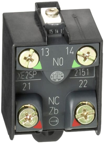 Telemecanique XE2SP2151 Contact Element, 1 NO + 1 NC, Snap Action