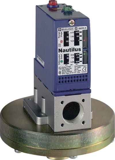 Telemecanique XMLA001R2S11 Pressure Switch, 03–1 bar
