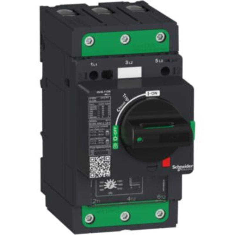 Schneider Electric TeSys GV4 - magnetic circuit breaker - 3.5A 3P - with EverLink GV4L03N