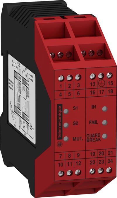 Telemecanique XPSLCMUT1160 Muting Module for Safety Light Curtains