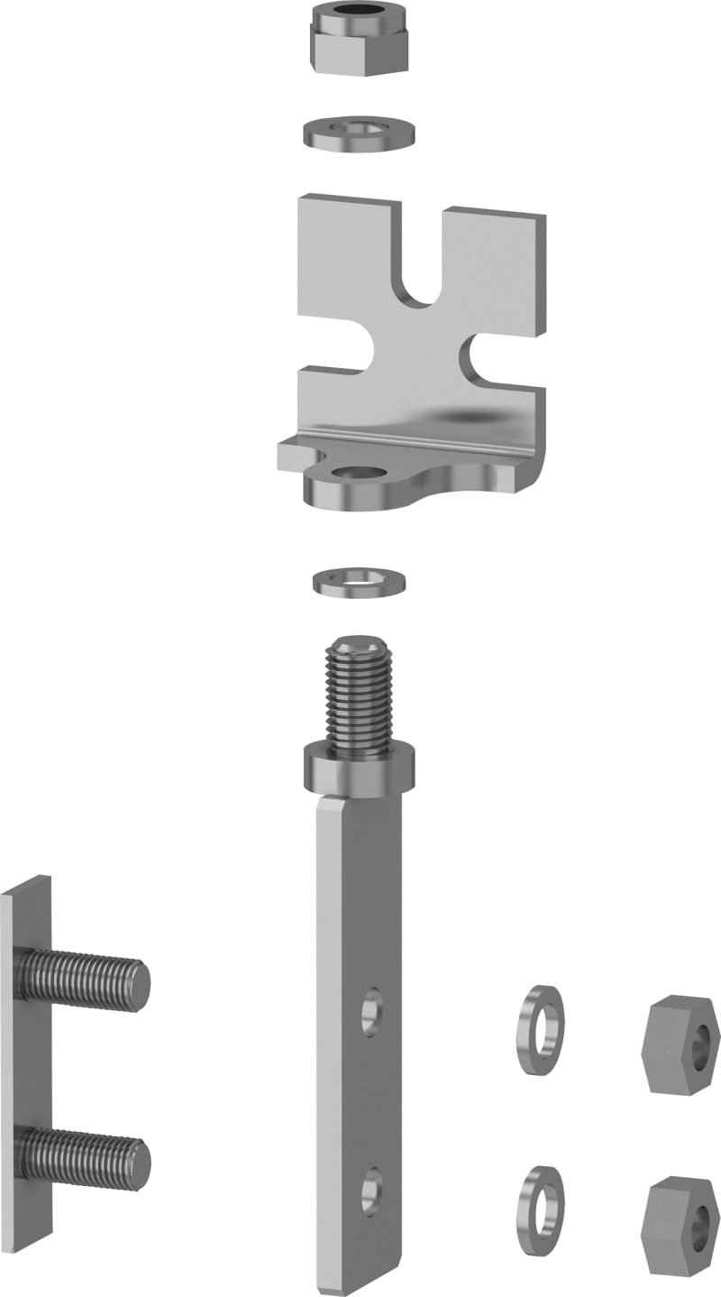 Telemecanique XUSZBSS4 Swivel Mounting Brackets for XUS Light Curtains, Set of 4