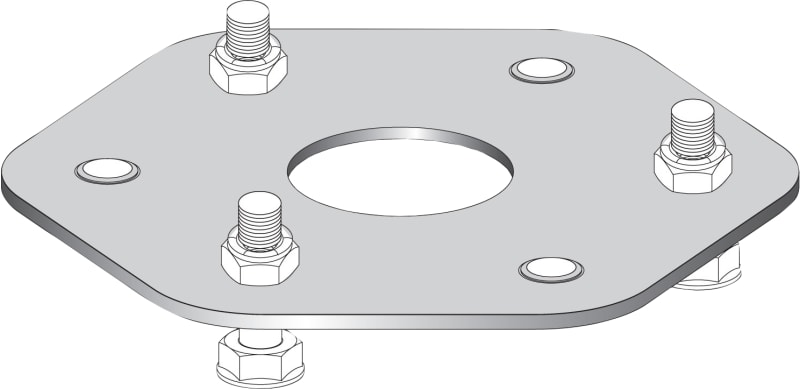 Telemecanique XUSZFB1 Floor-Mounting Base for XUS Light Curtain Columns